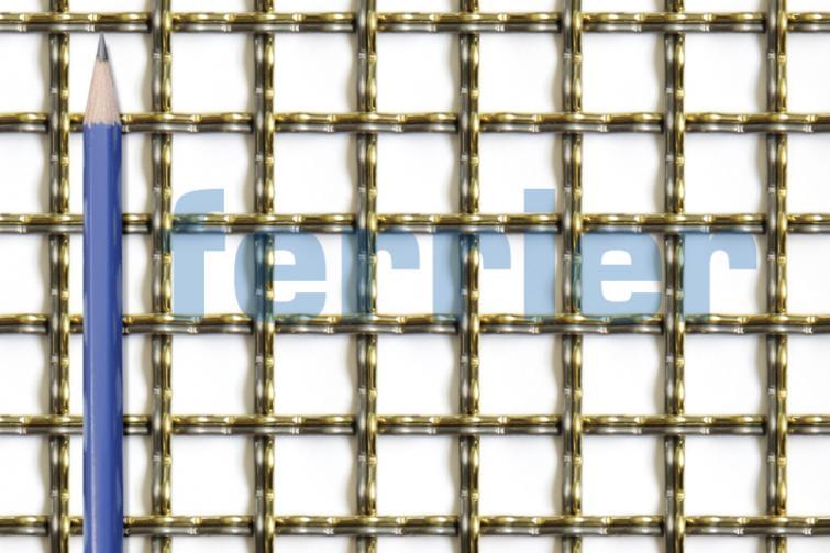 Ferrier Design weavemesh
Pattern: Doppio BSS75
Materials: C260 Brass & 304 Stainless steel 